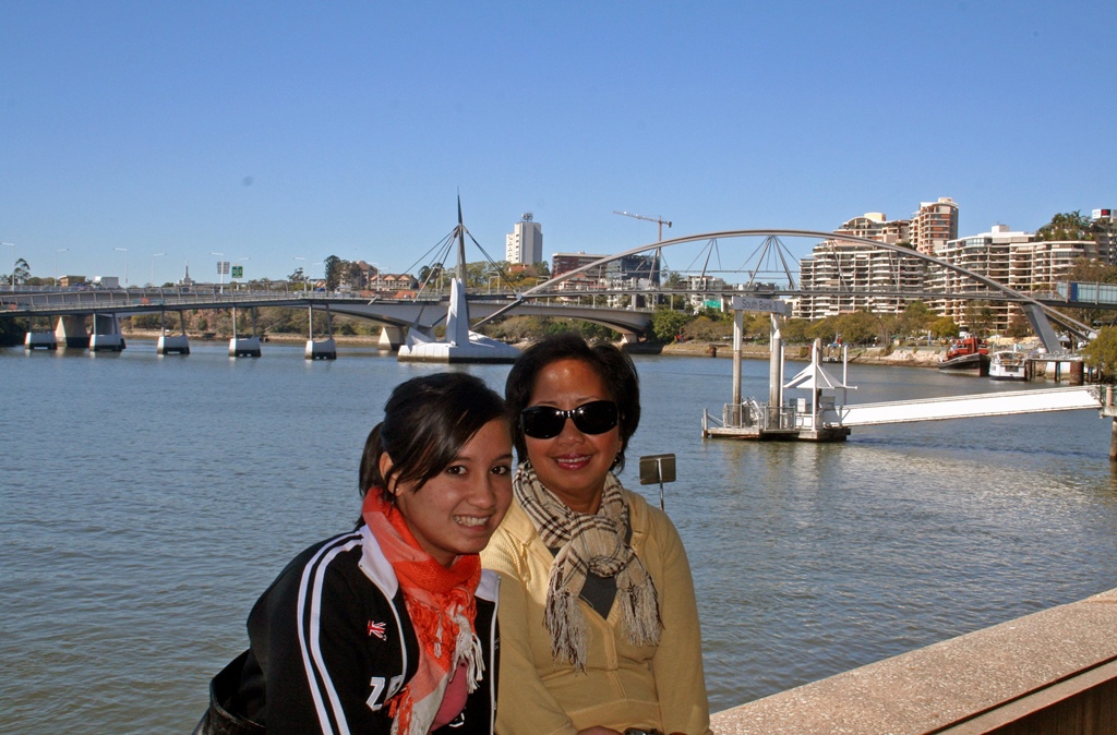 Connie and Nella with Goodwill Bridge